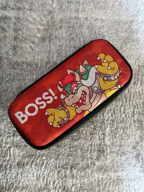 Bowser 'BOSS!' Red Gaming Carry Case for Nintendo switch